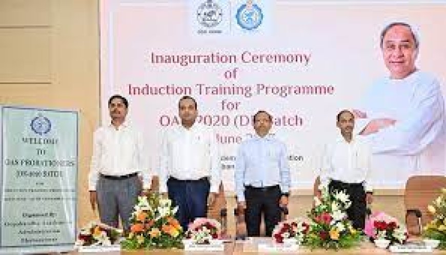 Chief Secy Inaugurates Induction Training Of OAS-2020 Batch