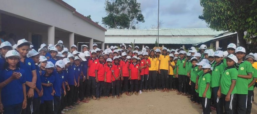 Students Showcase Team Spirit Through House Colours in Govt Schools