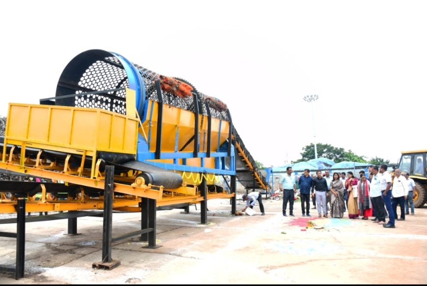 BMC Commissions Mega Trommel Machine at TTS, Sainik School