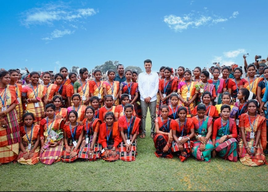 On The Day-II Tour to Mayurbhanj 5T Secy Reviews Mega Drinking Water Project