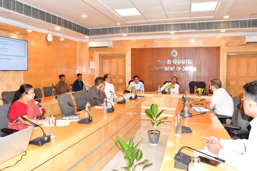 CS Reviews Progress of Various Critical Transmission Projects of OPTCL Across Odisha