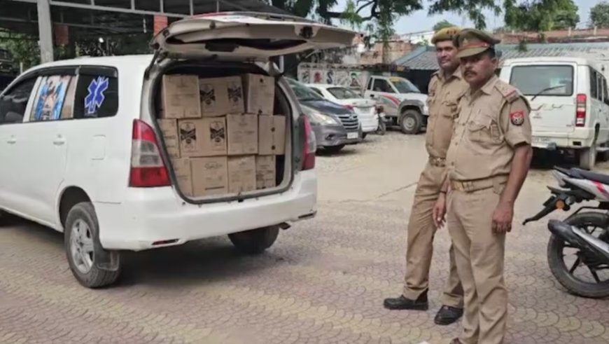 Miscreants In Dry Bihar Transform SUV Into Makeshift Ambulance To Smuggle Liquor