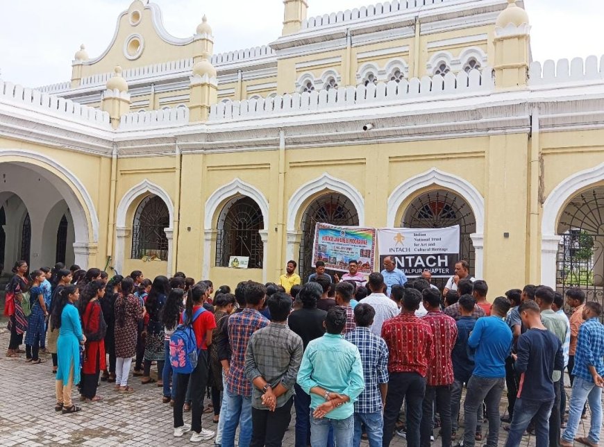 School of History, GMU & INTACH Organise Heritage Walk in Sambalpur