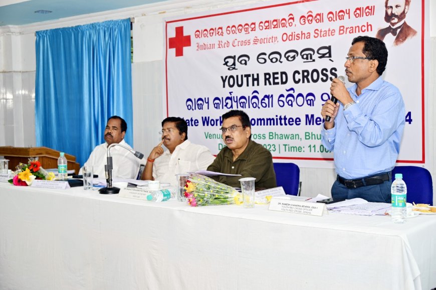 State Working Meeting of Youth Red Cross: Govt Assistance Raised to 50 Lakhs