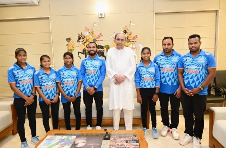 CM Felicitates Visually Challenged Cricket Team for IBSA World Games Success Story