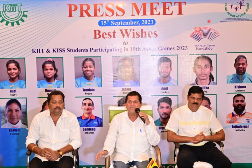 14 Athletes from KIIT & KISS Set to Shine at Asian Games 2023