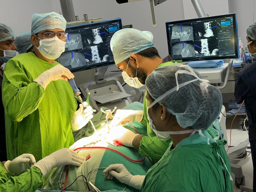 KIMS Performs Odisha’s First Computer Navigation Spine Surgery